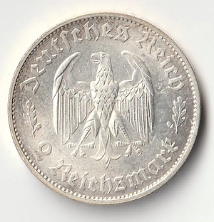 2 und 5 Reichsmark Gedenkmünzen Friedrich Schiller 1934