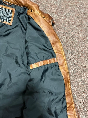 Braune Lederjacke   Größe 176   Top Zustand Bild 2