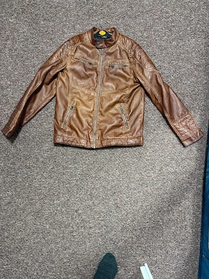 Braune Lederjacke   Größe 176   Top Zustand Bild 3