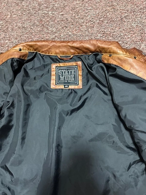 Braune Lederjacke   Größe 176   Top Zustand