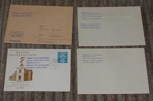 Belege - Schützt die Fernmeldekabel, Münzfernsprecher - DDR um 1982