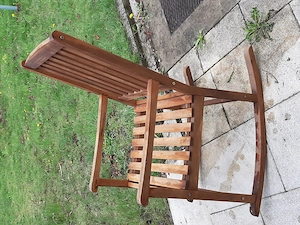 Schaukelstuhl Holz Bild 2