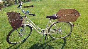 Schönes City Bike mit 2 Körben 