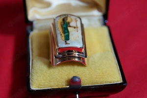 einzigartiger Designring von Curt Hasenohr Hoelloff 585 Gelbgold Bild 6