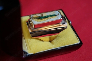einzigartiger Designring von Curt Hasenohr Hoelloff 585 Gelbgold Bild 5