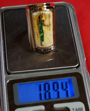 einzigartiger Designring von Curt Hasenohr Hoelloff 585 Gelbgold Bild 8