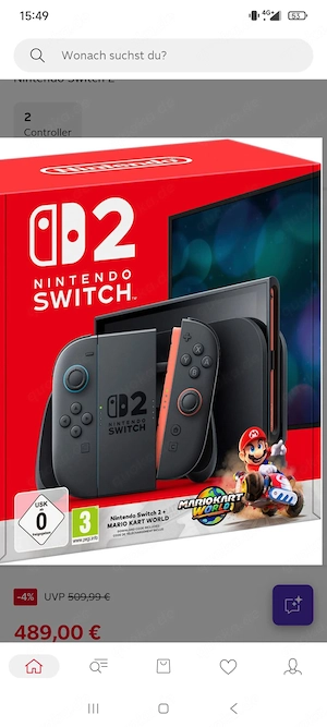 Nintendo Switch 2 Konsole 