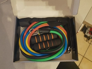 Fitness Widerstandsbänder Set (TPE) | Komplett-Set | Neu | Heimtraining