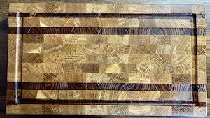 Handgefertigtes Schneidebrett 