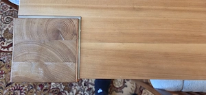 Massiver Designertisch in Kirschbaum geölt. 5 cm Platte Bild 5