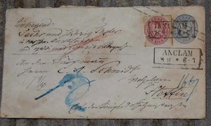 Brief nach Stettin - Altdeutschland mit Marken 1 und 2 Silbergroschen