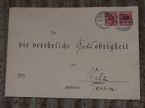 Brief an die verehrliche Gutsobrigkeit - 1897