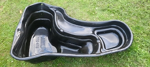 Teichwanne, Teichbecken, Teichschale klein für Garten mit Zubehör