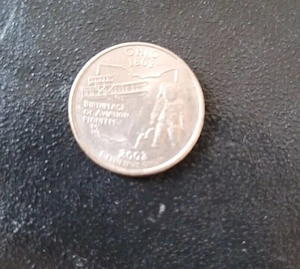 Münze USA Quarter Dollar Ohio 2002