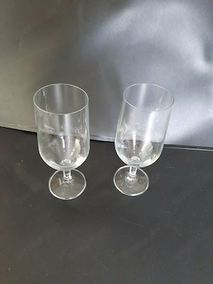 2 Gläser 0,3l RKL mit Eichstrich Bierglas als Set zusammen Glas 