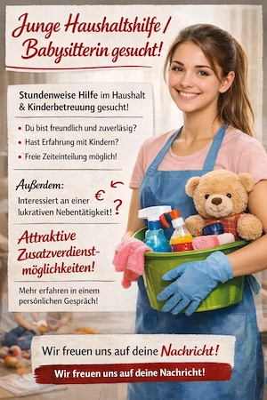 Hilfe für kleinen Haushalt stundenweise 