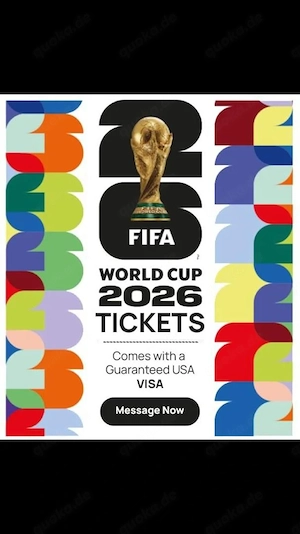 Tickets für die FIFA Fußball-Weltmeisterschaft 2026 zu verkaufen