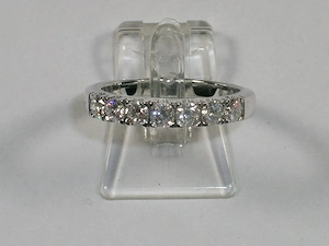 NEU: Brillant-Ring Gr. 16 - 50 585 Weiß-Gold 0,50 Carat