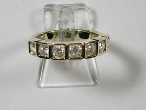 NEU: Brillant-Ring Gr. 16 - 50 585 Gold 0,75 Carat