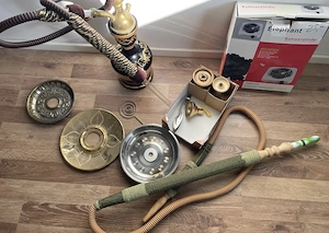 Wasserpfeife mit Zubehör 