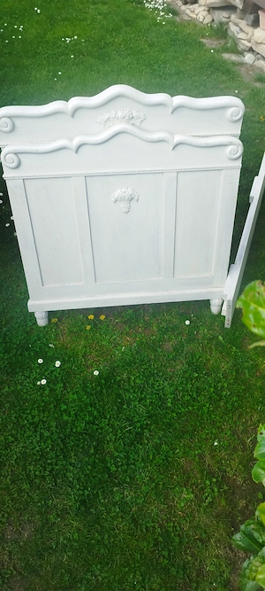 Eiche antik einzeln Bed 