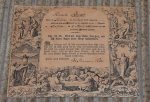 Gedenke deines Beichtvaters - Beleg 1865