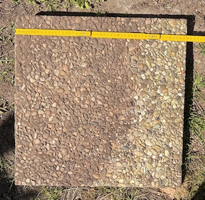 Waschbetonplatten 50 x 50 x 5 cm