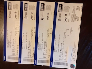 4 Ticketsfür BEE GEES by Maincourse Europas Größte Bee Gees Tribute Show  Westfalenhalle Dortmund