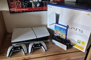 sony Playstation 5 slim PS5 slim editin mit 2 controller mit verpakung 