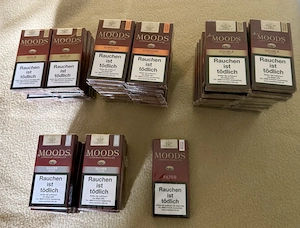 Moods Filter Cigarillo Zigarren ovp. versteuert 116 Stück rauchen