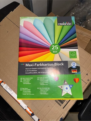 Bastelpapier, Watte,Glitzer