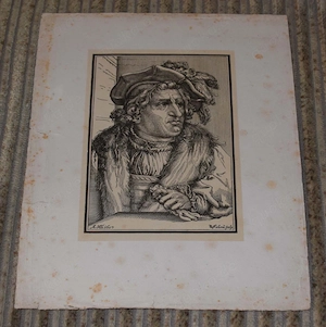 Mann mit Mütze - Druck A.HG.i607 - CVS ichem.Scalp