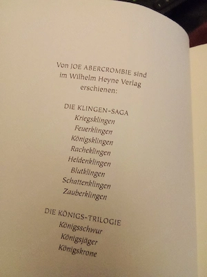 Feuerklingen - Joe Abercrombie  Bild 4