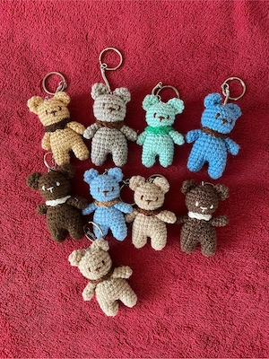 Schlüsselanhänger Mini Teddy und Bären