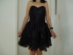 Schwarzes Kleid mit kurzem Jäckchen, Größe 40, z.B. für Festivitäten