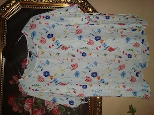 Bluse Blütenprint Gr.46