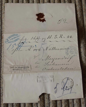 Brief aus Braunschweig 1864