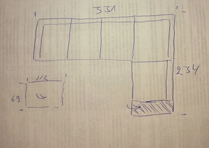 Wohnlandschaft und Hocker mit Bettkasten  Bild 3