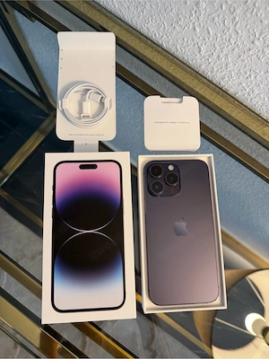 iPhone 14 Pro Max 128 GB   Top Zustand   Dunkellila