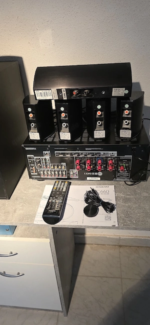 Onkyo HT-R 660 HDMI 7.2 4K AV Receiver  ( = TX-NR636 ) mit Dolby Atmos 5.1.2 und 7 Lautsprechern.  Bild 8