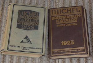 Briefmarkenkatologe - alt