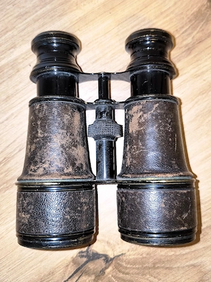 Antikes Fernglas um 1900   Leder & Messing   funktionstüchtig