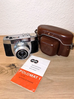 Adox Polomat I, Schneider Radionar 45mm f 2.8, Tasche+Anleitung