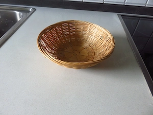 Flechtkörbchen zu verschenken