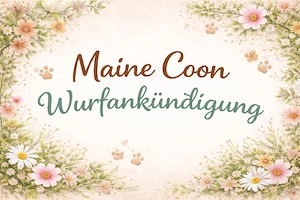 Maine Coon wurfankündigung