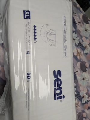 Seni Classic Basic XL Windeln Inkontinenz (Größe 4) 30 Stück Neu & originalverpackt 