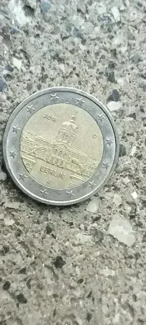 2 euro. 2018 j  berlin deutschland