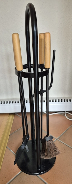 4-teiliges Kaminbesteck Bild 2