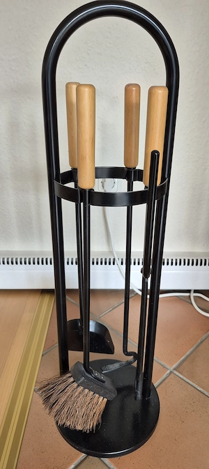 4-teiliges Kaminbesteck