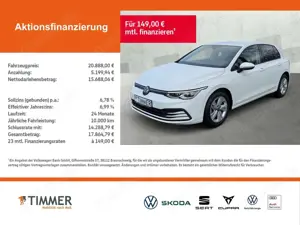 Volkswagen Golf VIII 1.5 TSI LIFE +LED +RKAM +CARPLAY +SHZ +NAVI